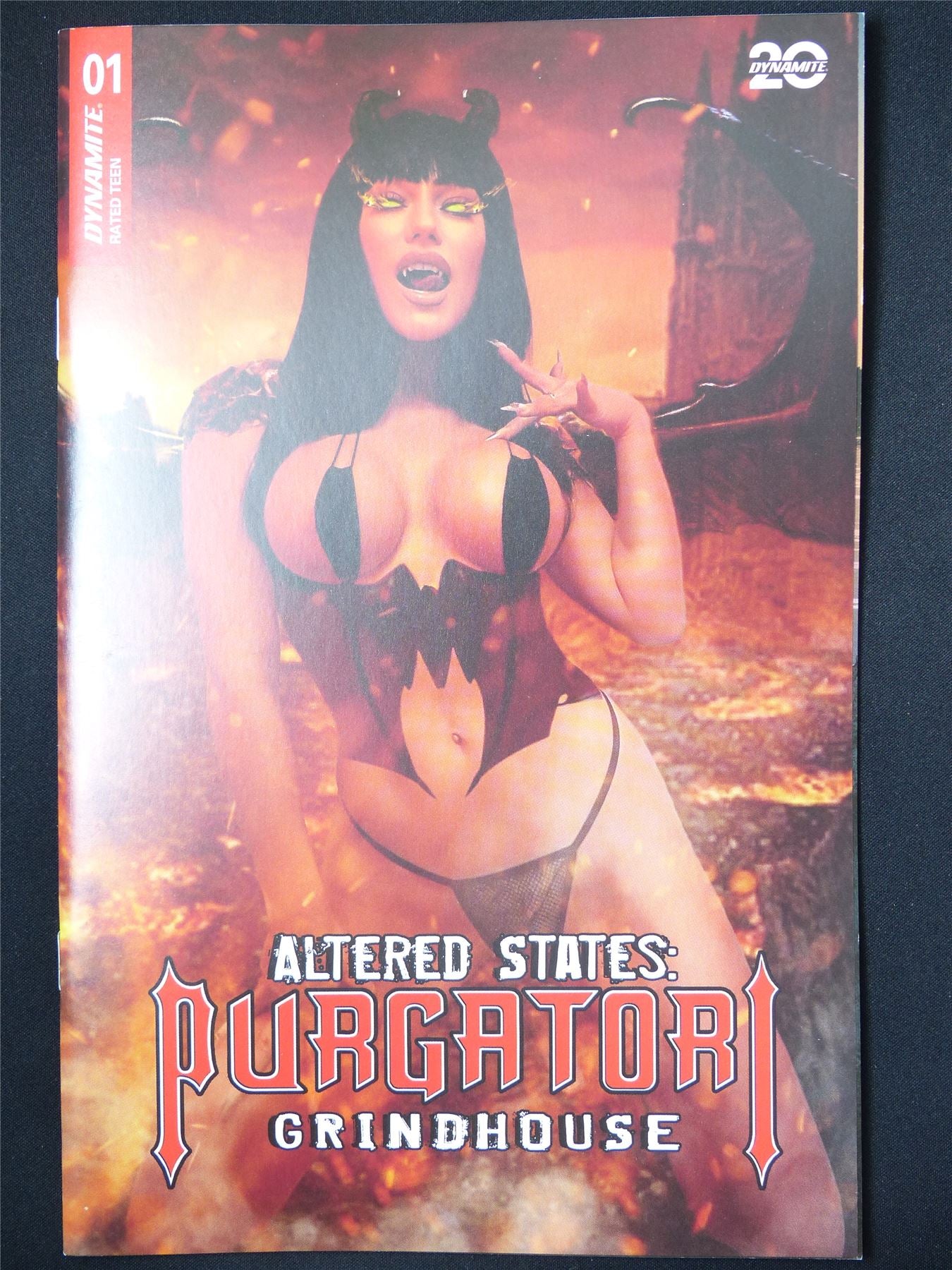 Altered States: PURGATORI Grindhouse #1 Cosplay Cover - B&B Jan 2025 Dynamite Comic #71W