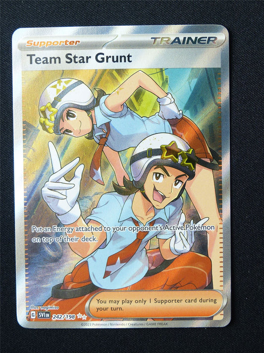 Team Star Grunt 242/198 Textured Holo - Pokemon Card #5YR