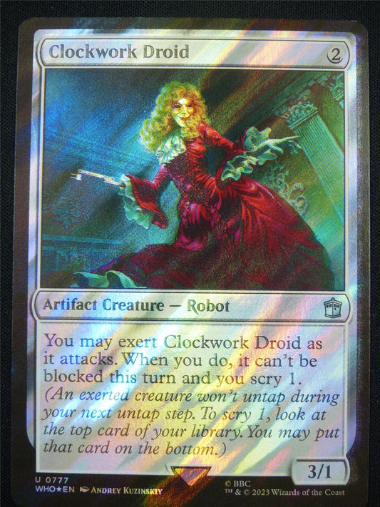 Clockwork Droid Surge Foil - WHO - Mtg Card #HL