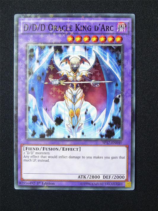 D/D/D Oracle King D'Arc SP17 Starfoil Rare - 1st ed Yugioh Card #5SF