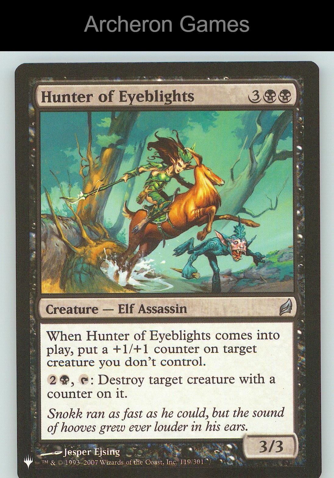Hunter of Eyeblights PLST 119 UC MTG Card NM/EX+