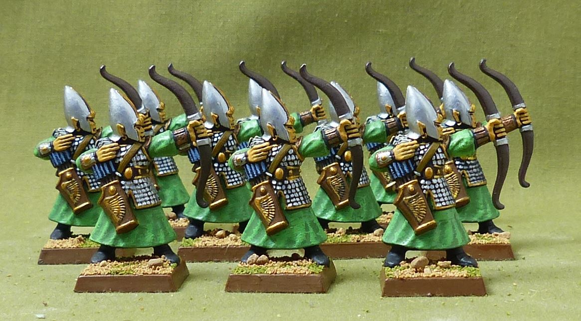 Classic Archers painted - High Elves - Warhamer Fantasy #4WR