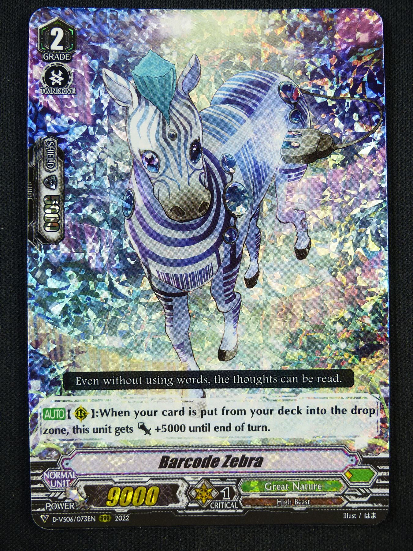 Barcode Zebra D-VS06 RRR - Vanguard Card #2HX