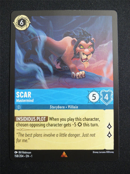 Scar Mastermind 158/204 - Lorcana Card #27S
