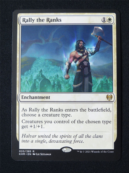 Rally the Ranks - KHM - Mtg Card #2XO