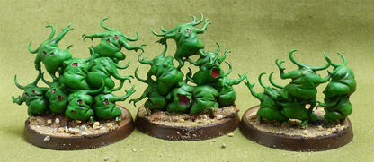 Nurglings painted - Maggotkin of Nurgle - Warhammer AoS #KH