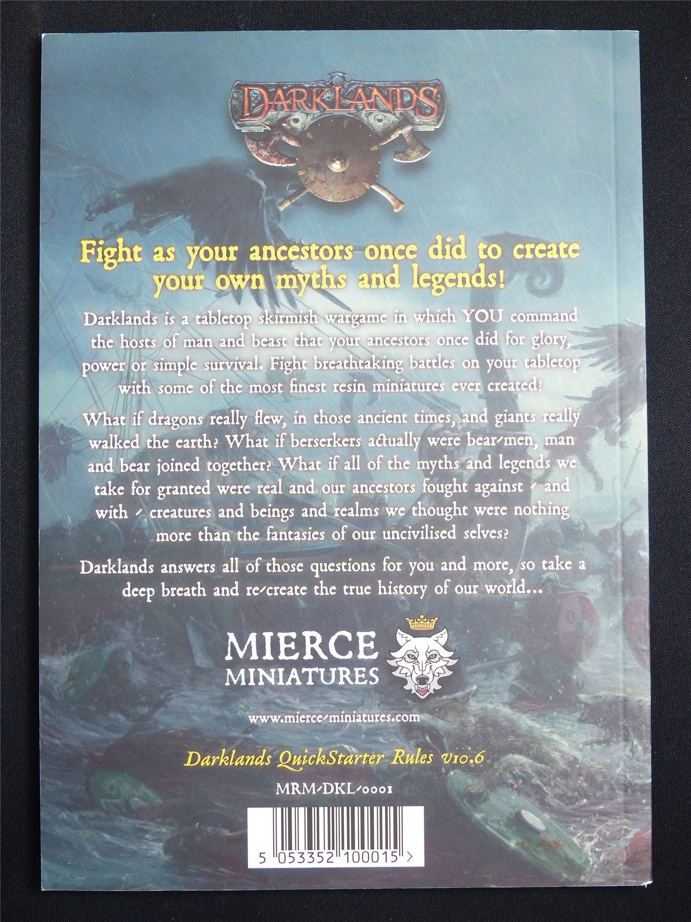 Darklands Quick Starter Rules - Mierce Miniatures Booklet #1WF