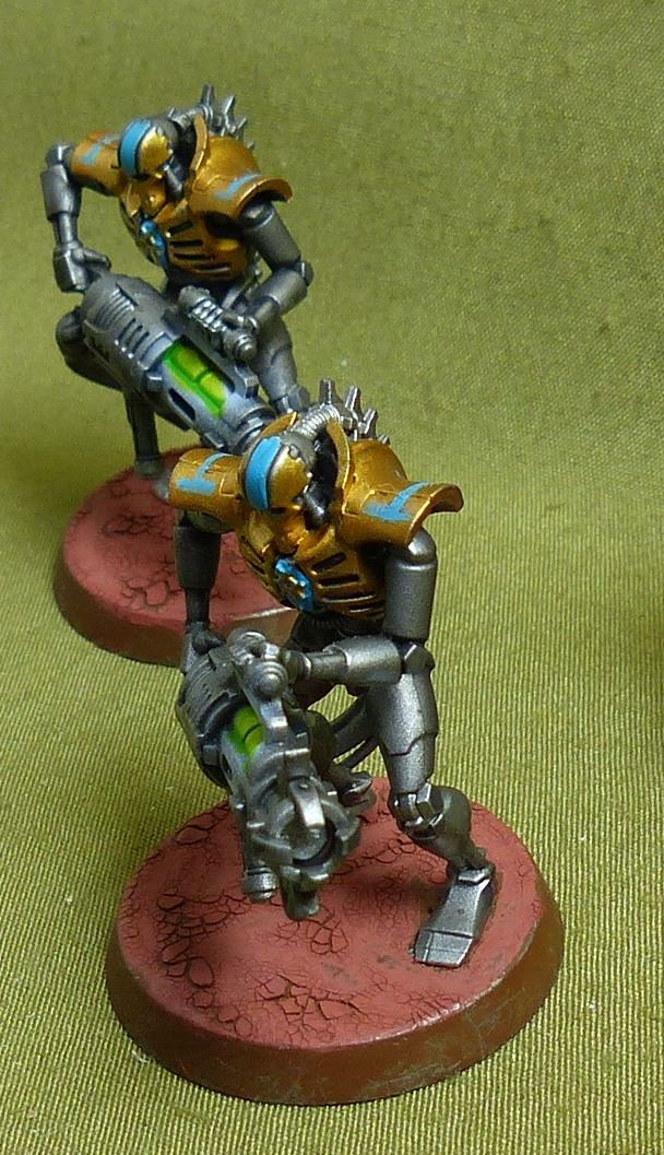 Immortals with Tesla Carbines painted - Necrons - Warhammer 40K #2D5
