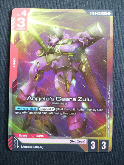 Angelo's Geara Zulu ST03-002 C+ Foil - Gundam Card #3K6