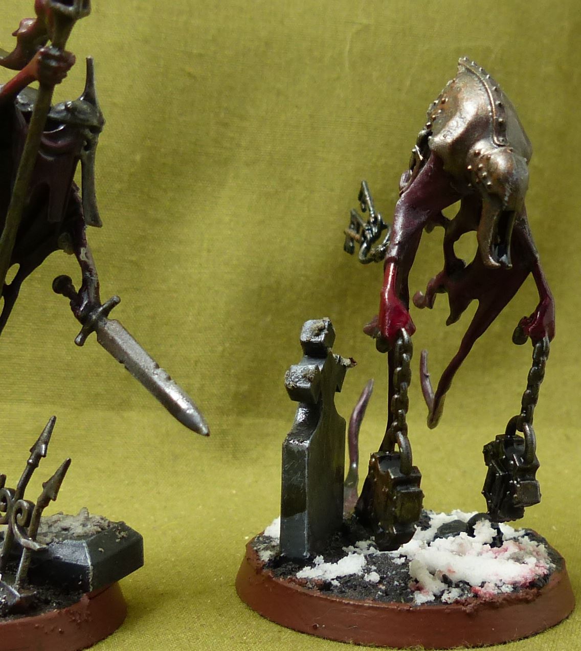 Ethereal Court set of 2 painted - Nighthaunts - Warhammer AoS #X4