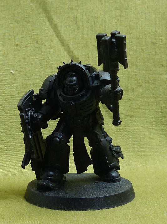 Chaplain in Terminator Armour - Black Templars - Warhammer 40K #311