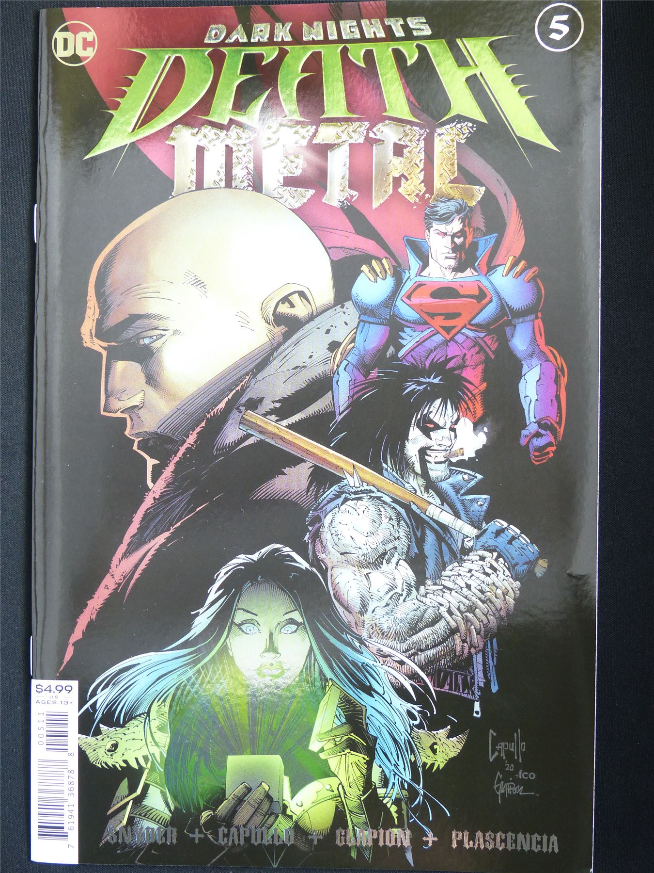 Dark Nights: DEATH Metal #5 Foil Cover - DC Comic #68Y