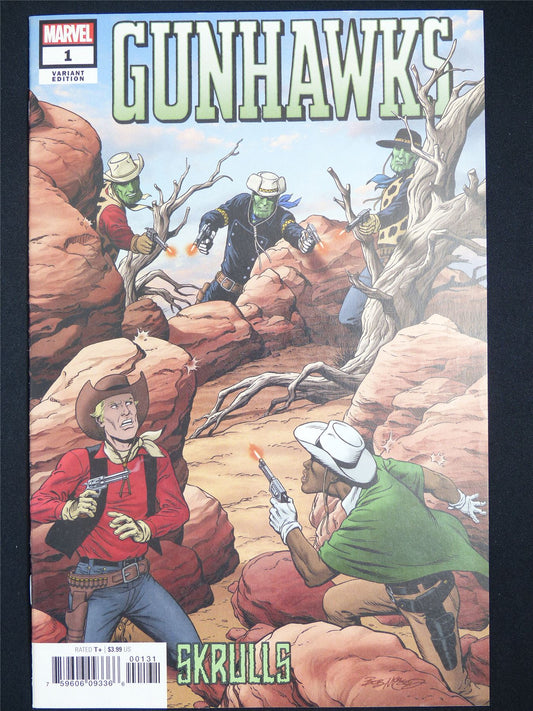 GUNHAWKS #1 Variant - Marvel Comic #6BS