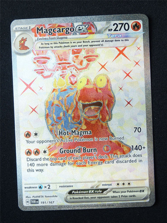 Magcargo EX 191/167 Textured Holo - Pokemon Card #5XZ