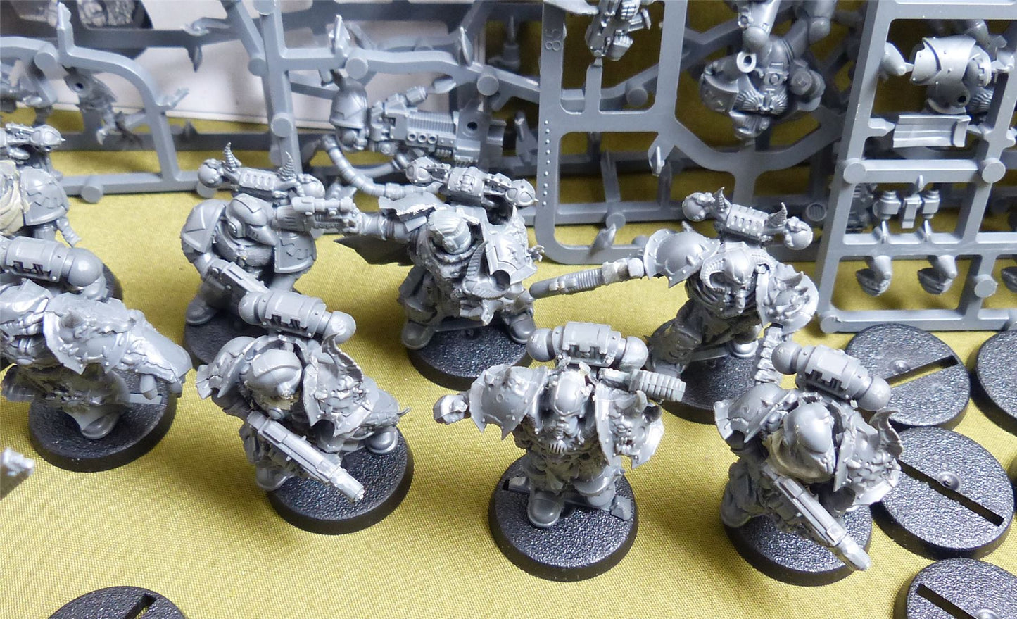 Space Marine Squads & Terminators sprues and part built - Dark Angels - Warhammer 40K #30H