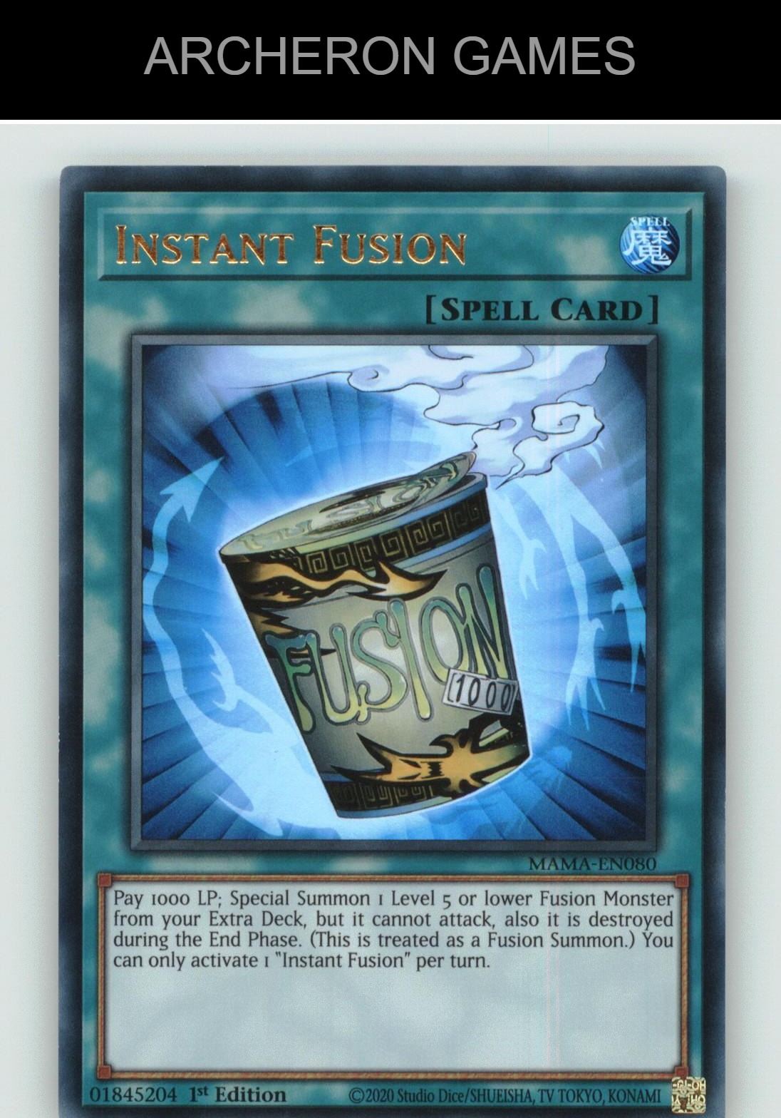 Instant Fusion Ultra Rare YUGIOH Card