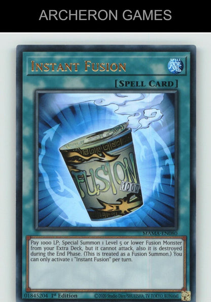 Instant Fusion Ultra Rare YUGIOH Card