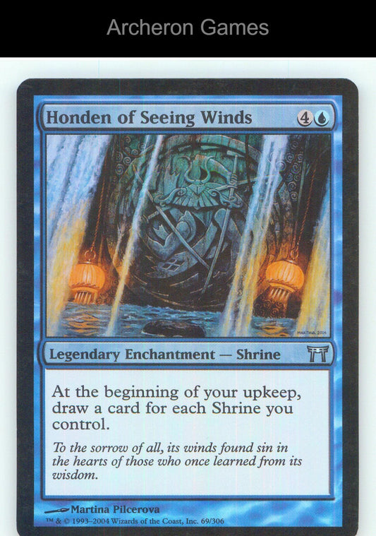 Honden of Seeing Winds CHK 69 UC MTG Card NM/EX+ Foil