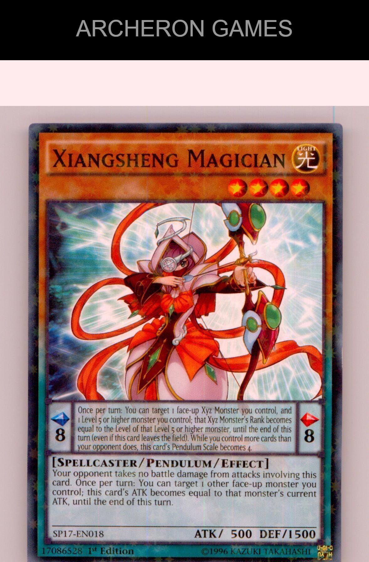 Xiangsheng Magician (Starfoil) Starfoil Rare YUGIOH Card 1st Edition