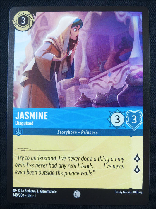 Jasmine Disguised 148/204 - Lorcana Card #4P3