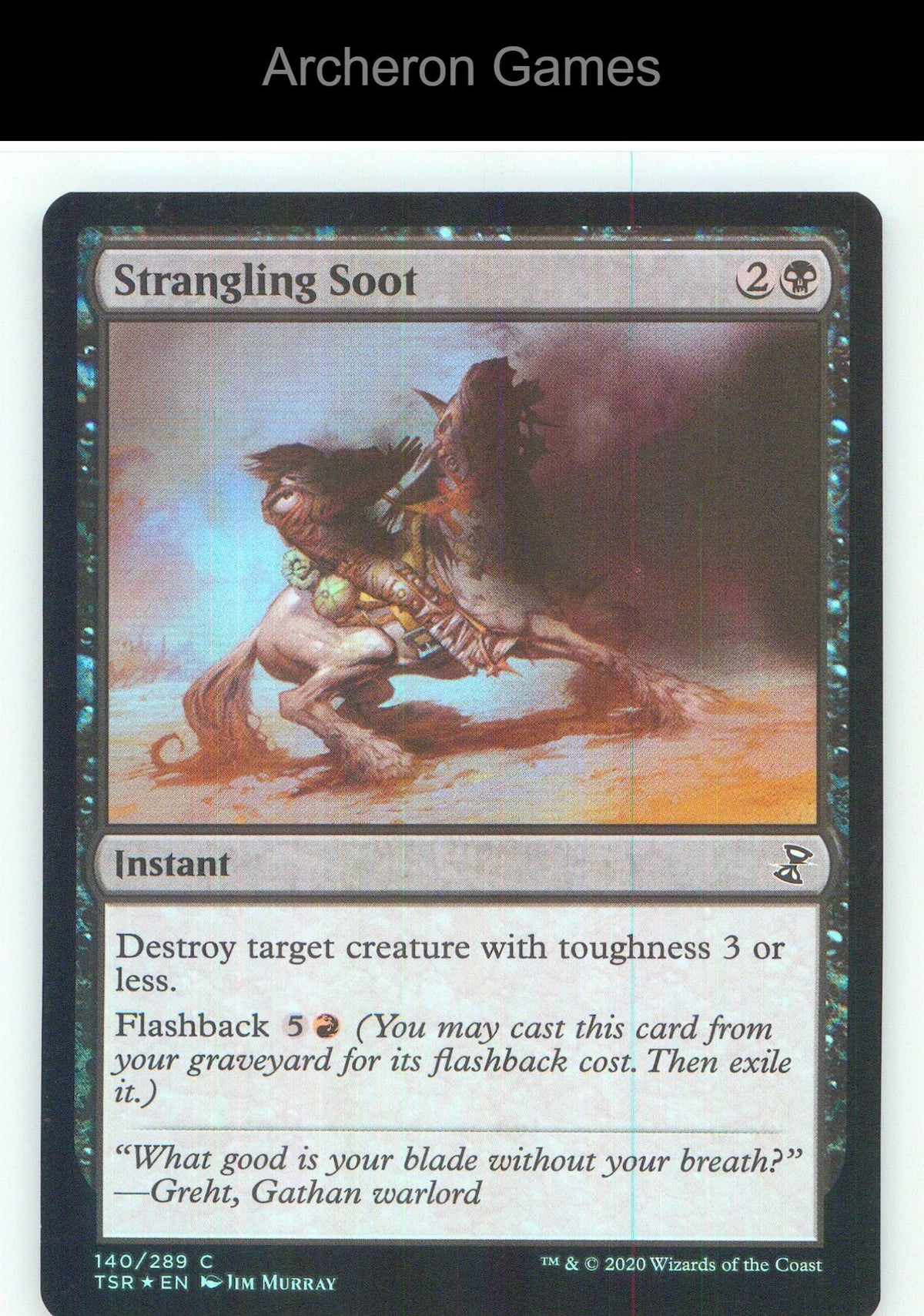 Strangling Soot TSR 140 C MTG Card NM/EX+ Foil