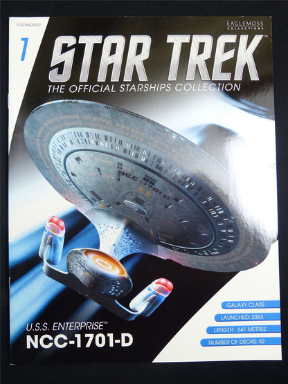 Star Trek The official Starships Collection #1 - Eaglemoss Magazine #2X1