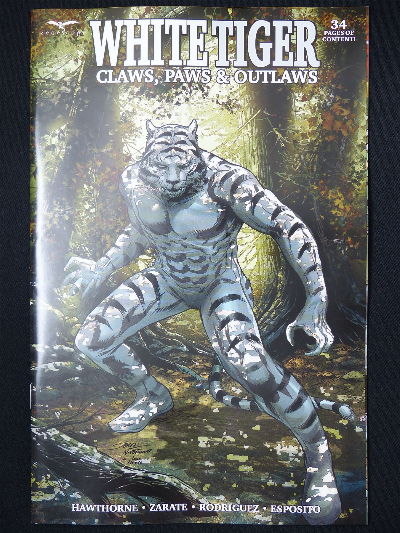 WHITE Tiger Claws Paws & Outlaws #1 - B&B Jan 2025 Zenescope Comic #88E