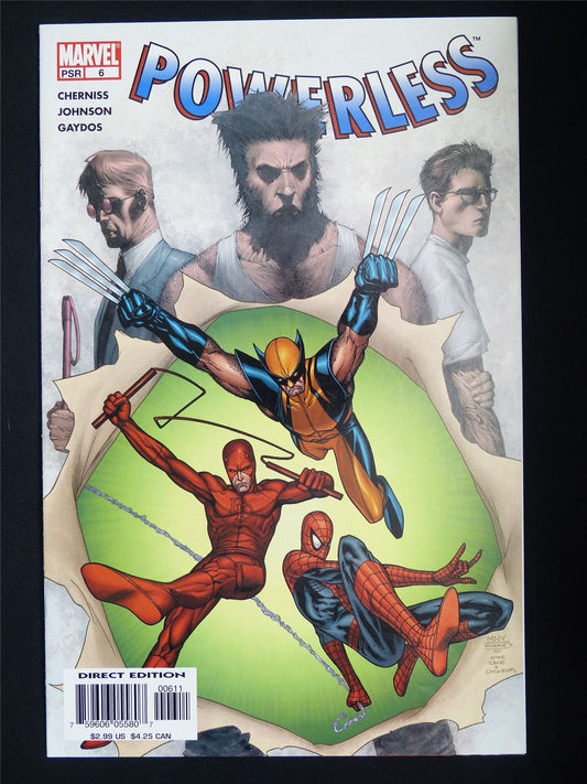 POWERLESS #6 - Marvel Comic #1RS