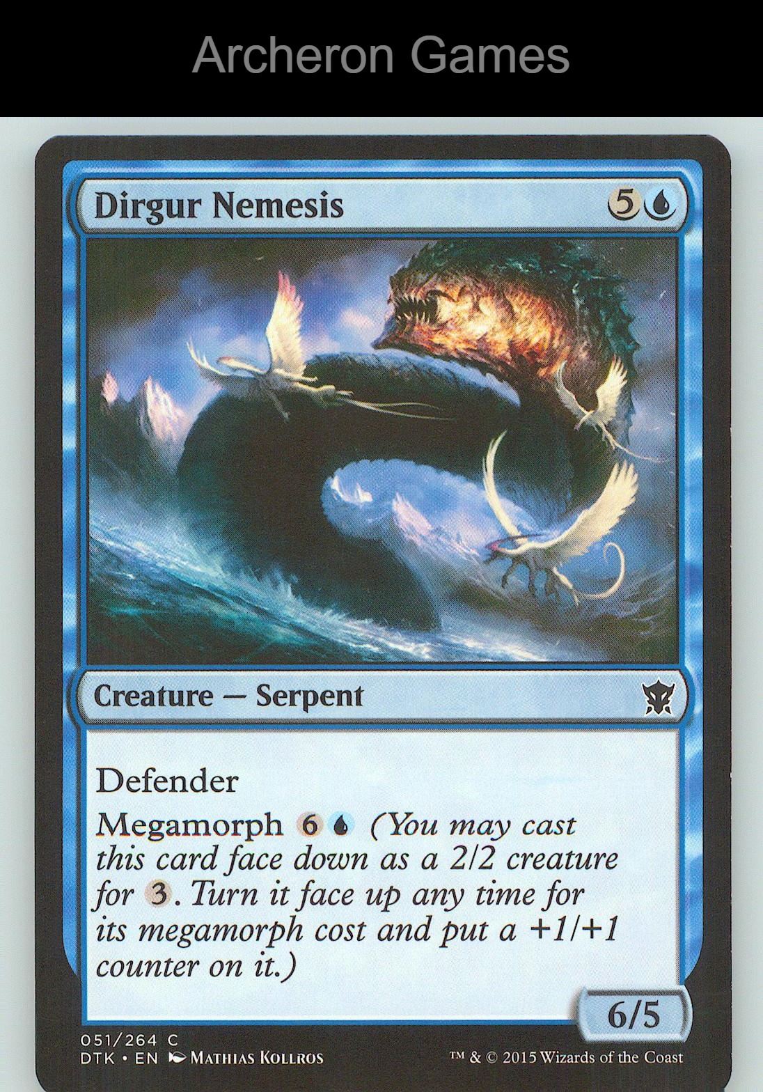 Dirgur Nemesis DTK 51 C MTG Card NM/EX+