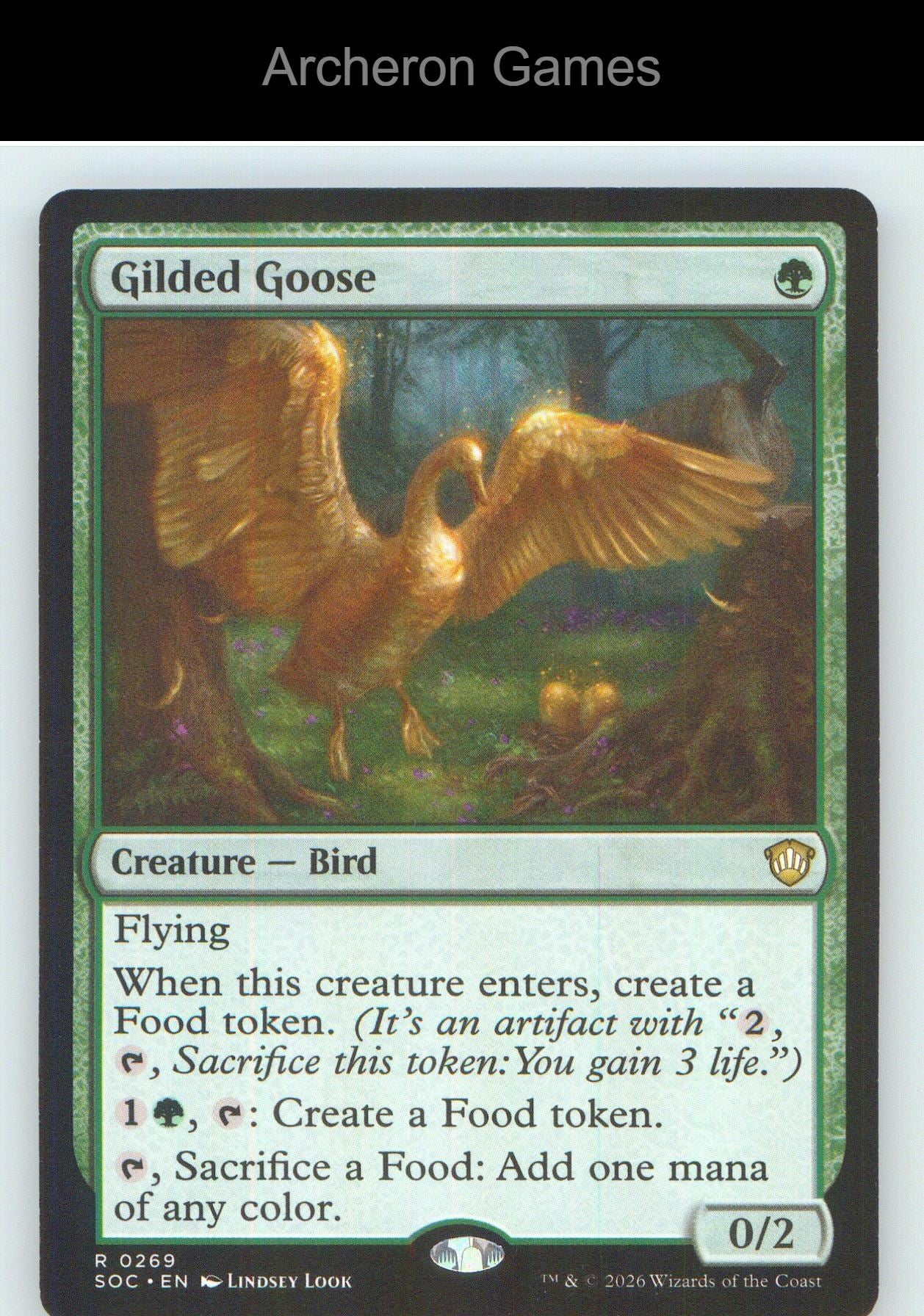 Gilded Goose SOC 269 R MTG Card NM/EX+