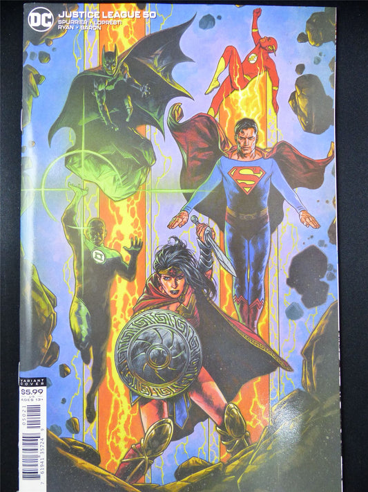 JUSTICE League #50 Charest Variant - DC Comic #SF