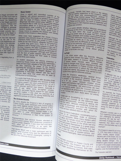 Starmada Unity Rulebook - Roleplay Softback MJG-0140 #1WO