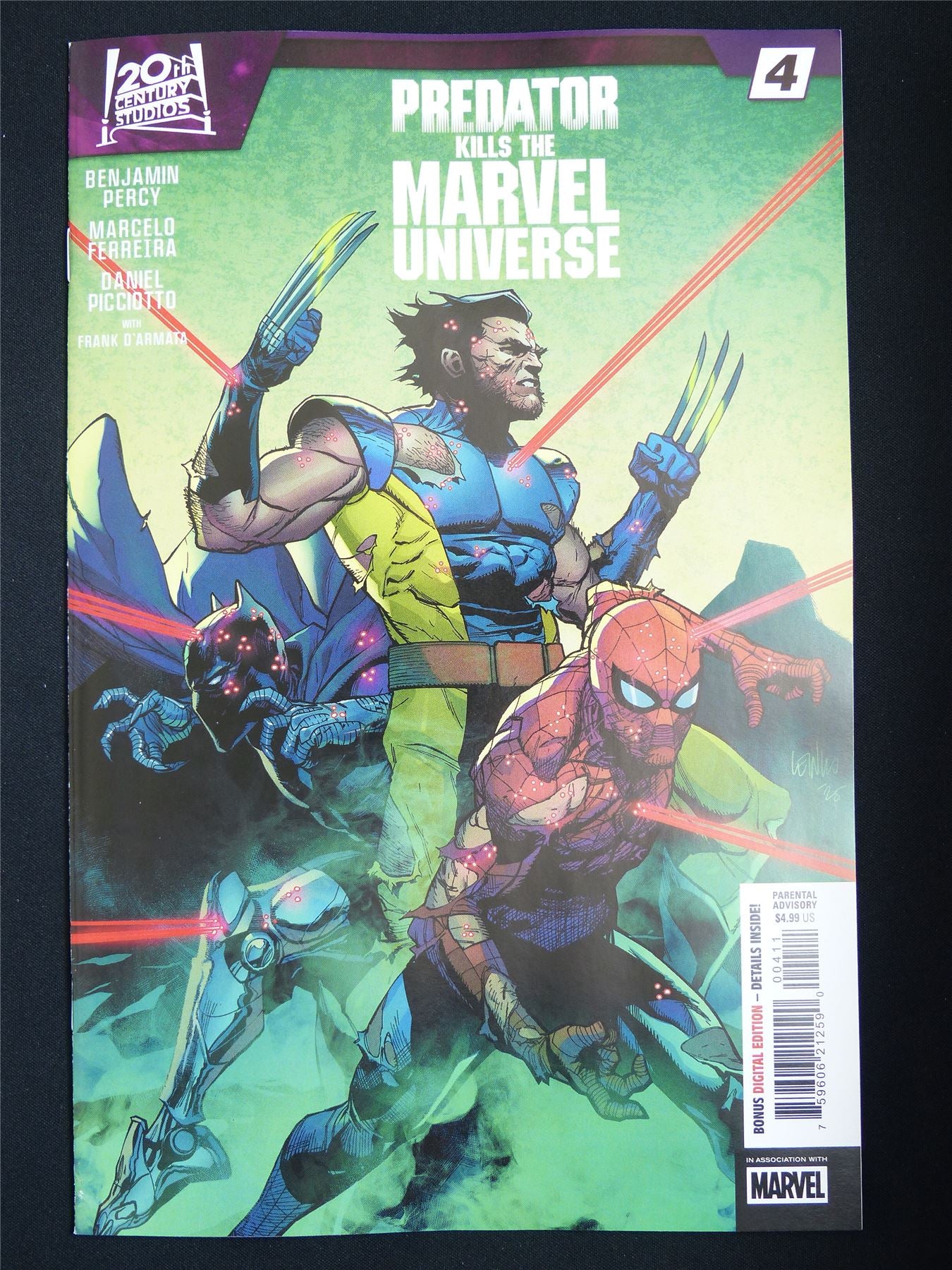 PREDATOR Kills the Marvel Universe #4 - Jan 2026 Marvel Comic #6HF