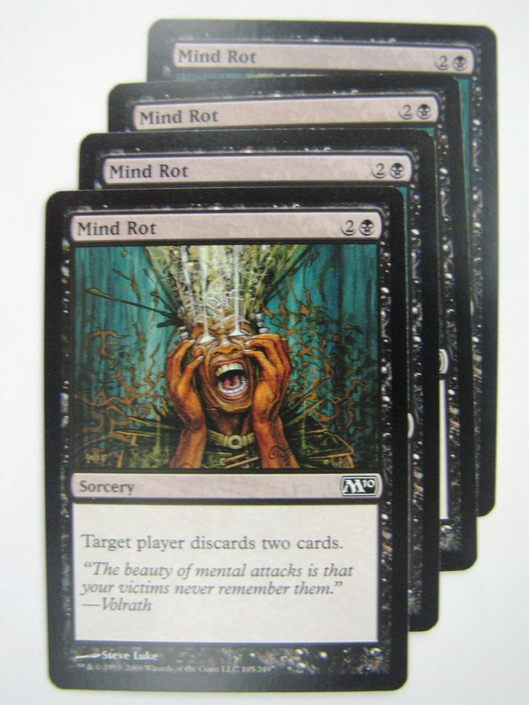 MTG Magic Cards: MIND ROT x4 # 8E74