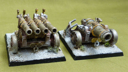 Dwarf Cannon & Organ Gun - Dwarves - Warhammer Old World #6NE