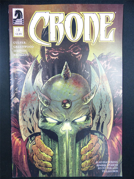 CRONE #3 - Dark Horse Comic #2SJ