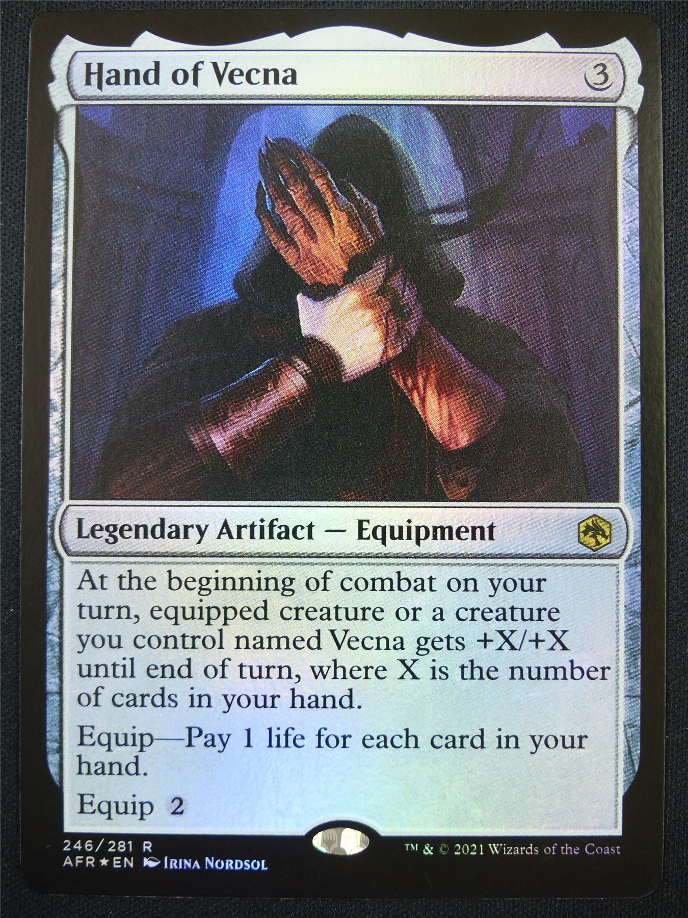 Hand of Vecna Foil - AFR - Mtg Card #5AF