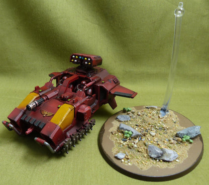 Storm Speeder Hailstrike painted - Blood Angels - Warhammer 40K #3YI