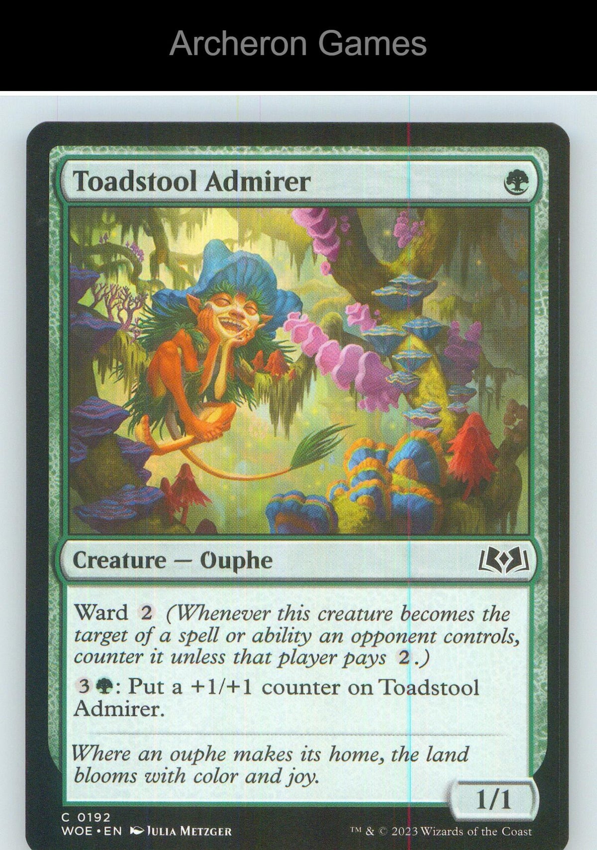 Toadstool Admirer WOE 192 C MTG Card NM/EX+
