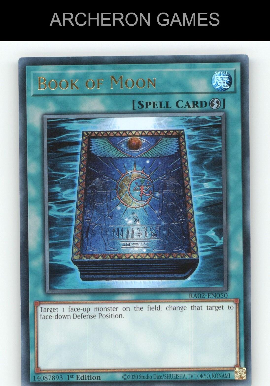 Book of Moon (PUR) Ultra Rare YUGIOH Card