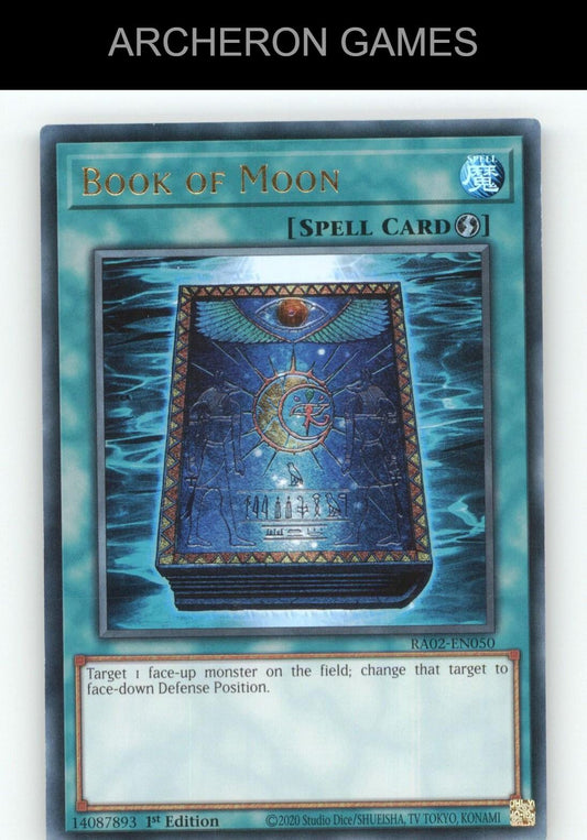 Book of Moon (PUR) Ultra Rare YUGIOH Card