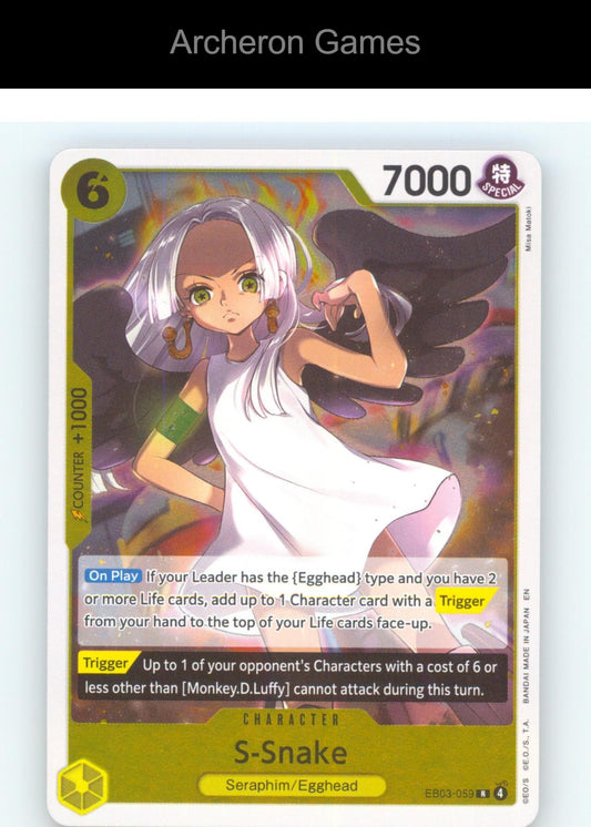 S-Snake EB03-059 R One Piece Card NM/EX+ Foil