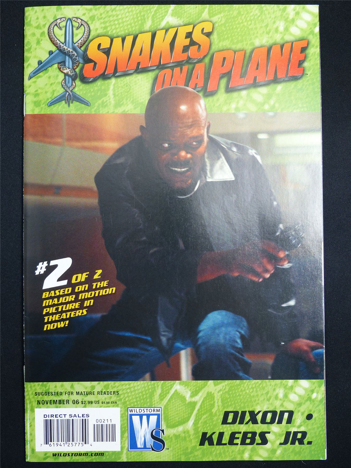 SNAKES on a Plane #2 Cvr A - Wildstorm Comic #3NI