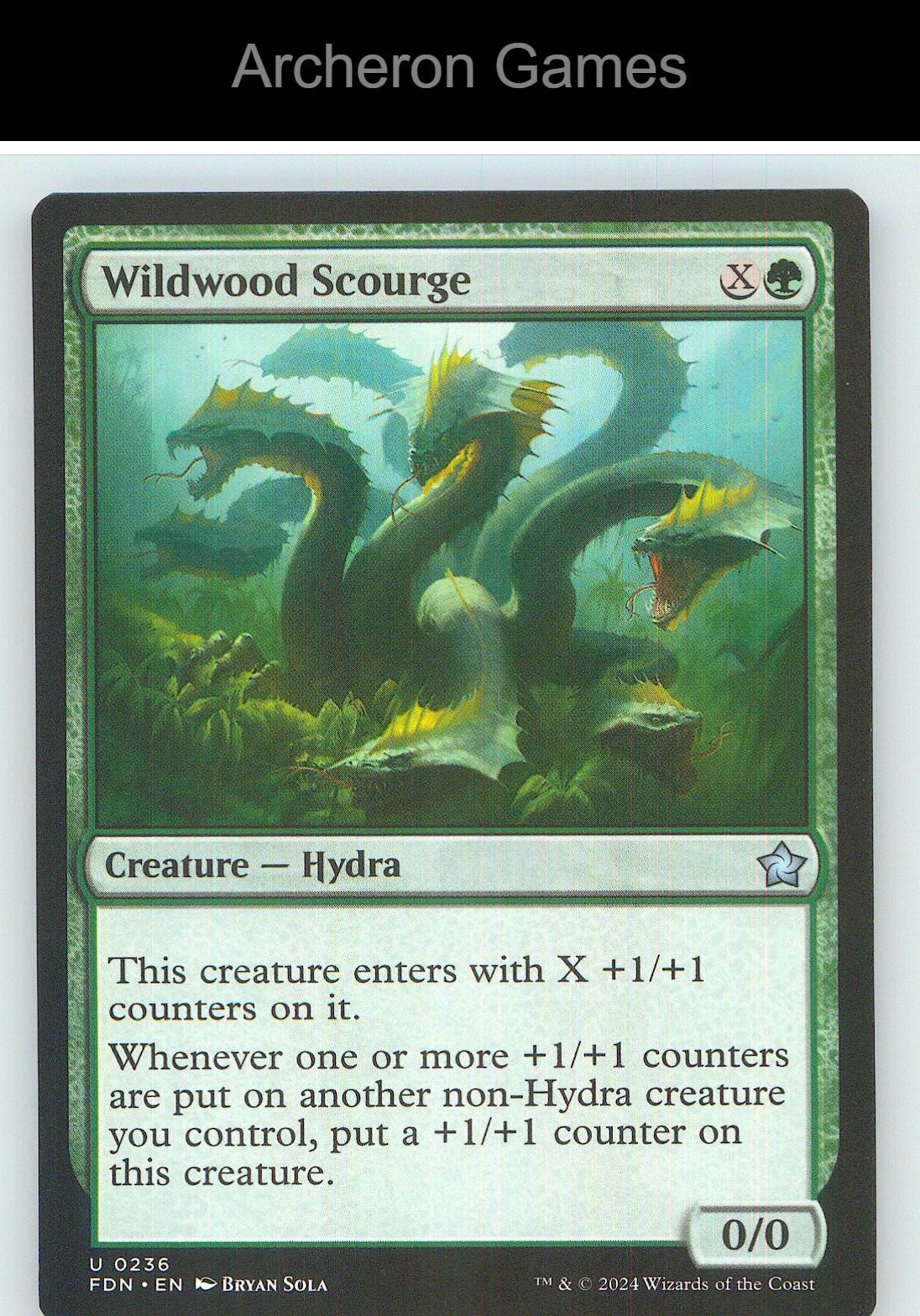 Wildwood Scourge FDN 236 UC MTG Card NM/EX+