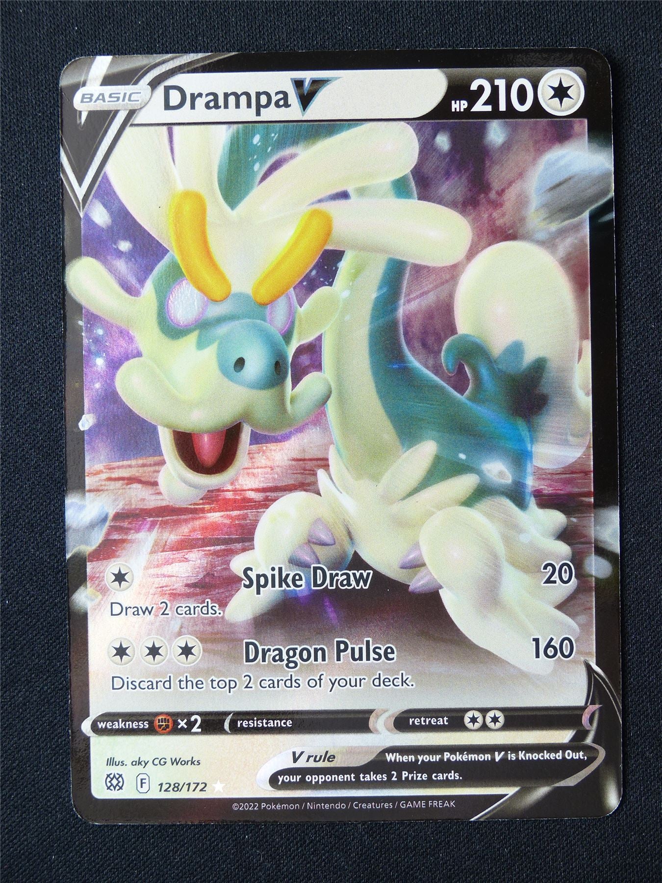 Drampa V 128/172 Holo - Pokemon Card #6YJ