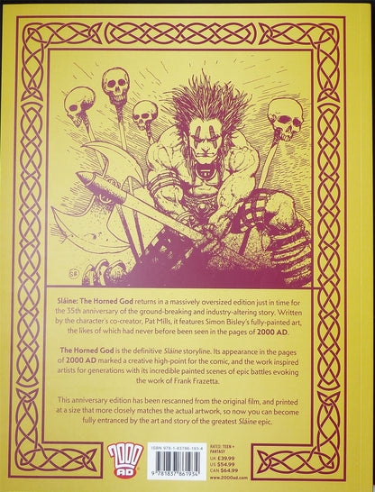 Slaine: The Horned God Anniversary Edition - 2000AD Graphic Softback #2OL