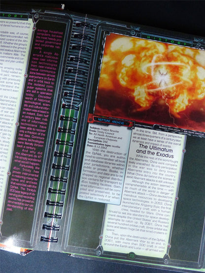 Trinity: The Honored Dead Binder Booklet WW9100 - White Wolf Roleplay Softback #2V2