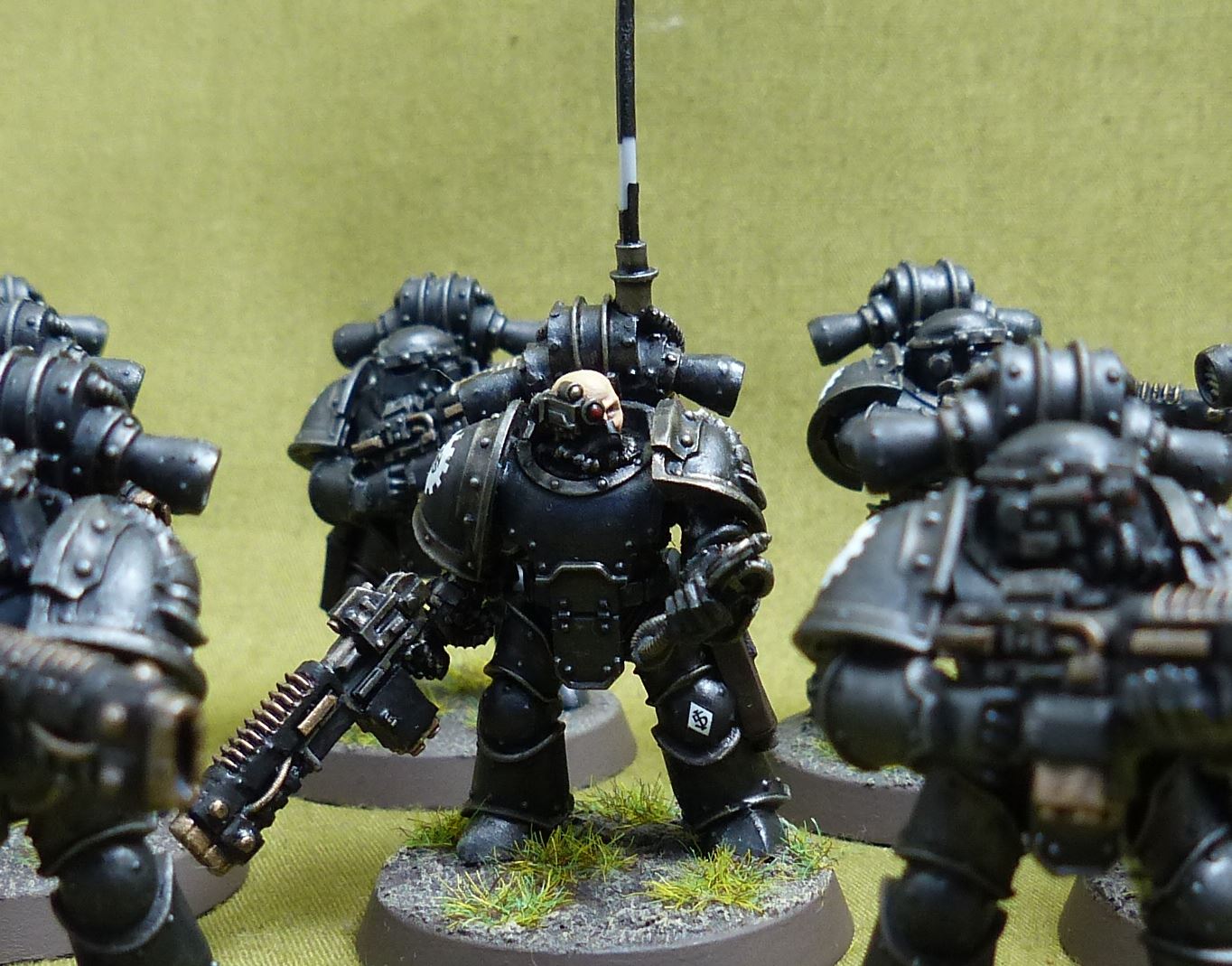 MKIII Tactical Squad set of 10 painted - Iron Hands - Warhammer Horus Heresy #2QK