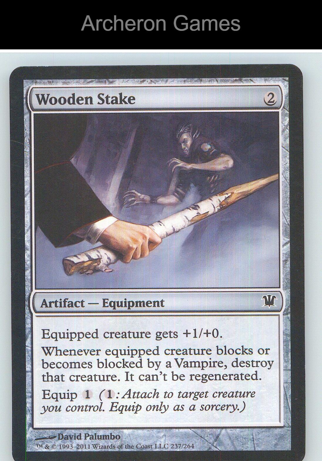 Wooden Stake PLST 237/264 C MTG Card NM/EX+