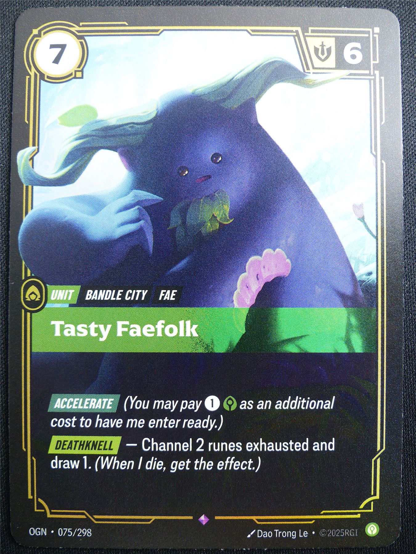 Tasty Faefolk 075/298 Epic Rare Foil - OGN - Riftbound Card #2E0